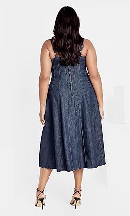 City Chic Women's Citychic Plus Size Dress Denim Lula, Light Wash, 12 Plus  : Amazon.ca: Clothing, Shoes \u0026 Accessories
