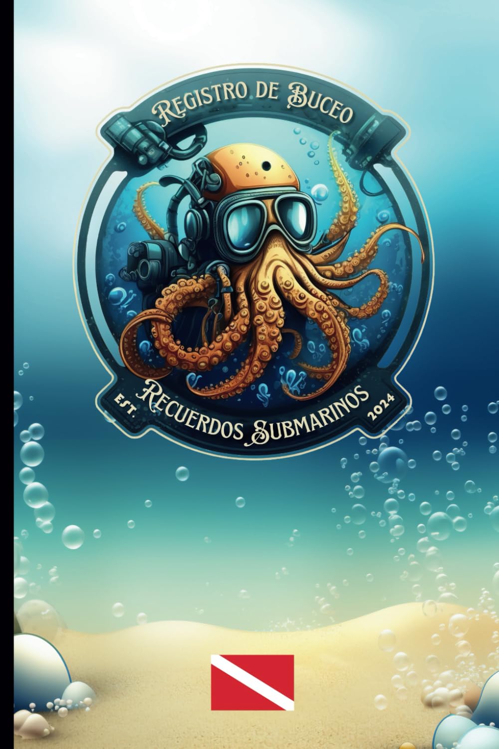 Registro de Buceo: Recuerdos Submarinos (6x9" con Notas Técnicas, Consejos y Orientación)