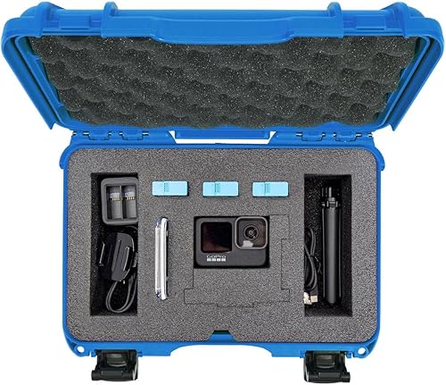 Miniatura 6 de Nanuk 909 - Funda rígida impermeable con inserto de espuma para GoPro Hero 9 y 10, color azul (909-GOPH98)