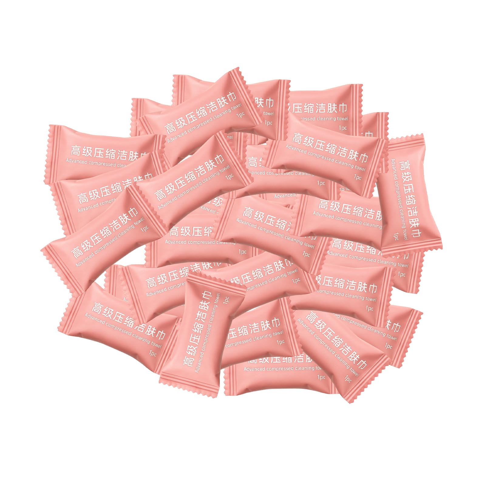100 Pezzi Asciugamani Compressi, Salviette Monouso, Mini Asciugamani Pressati Assorbenti e Portatili per Viaggi, Campeggio, Bellezza, Sport, Risparmio Spazio e Igienici, Biodegradabili