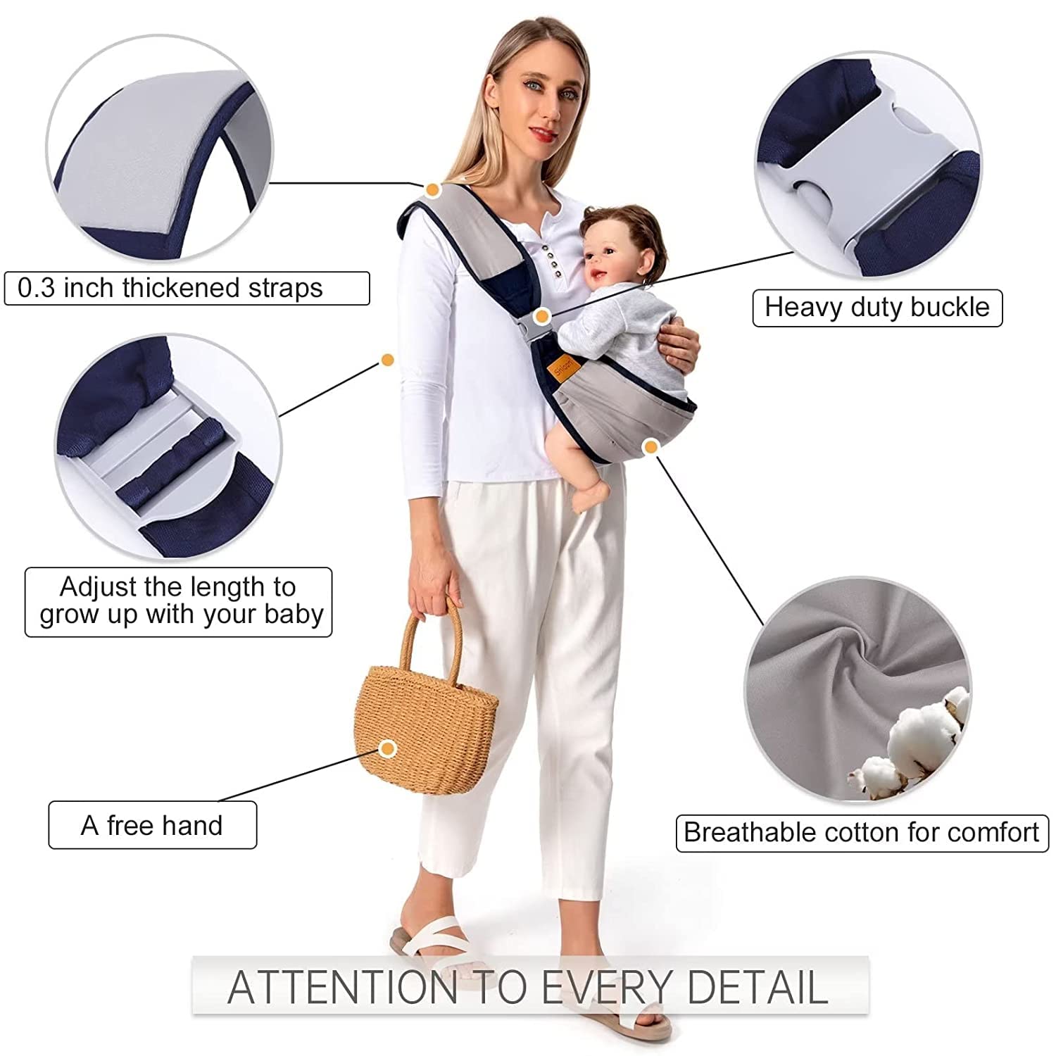 Shop de Omni Deluxe babydraagzak - NIEUWE DRAAGZAK