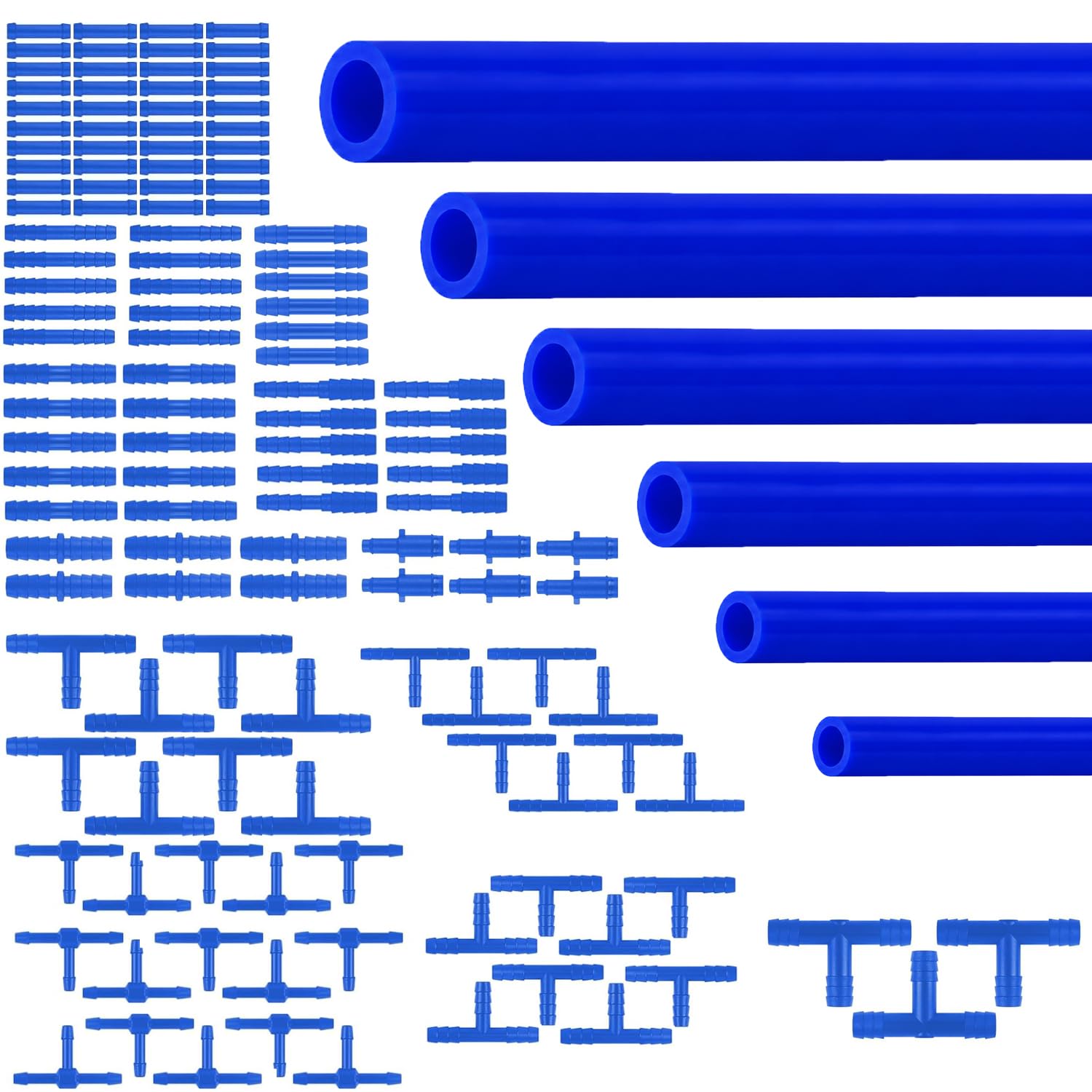 Silicone Vacuum Hose Kit - 6 Sizes, 5FT Long -7