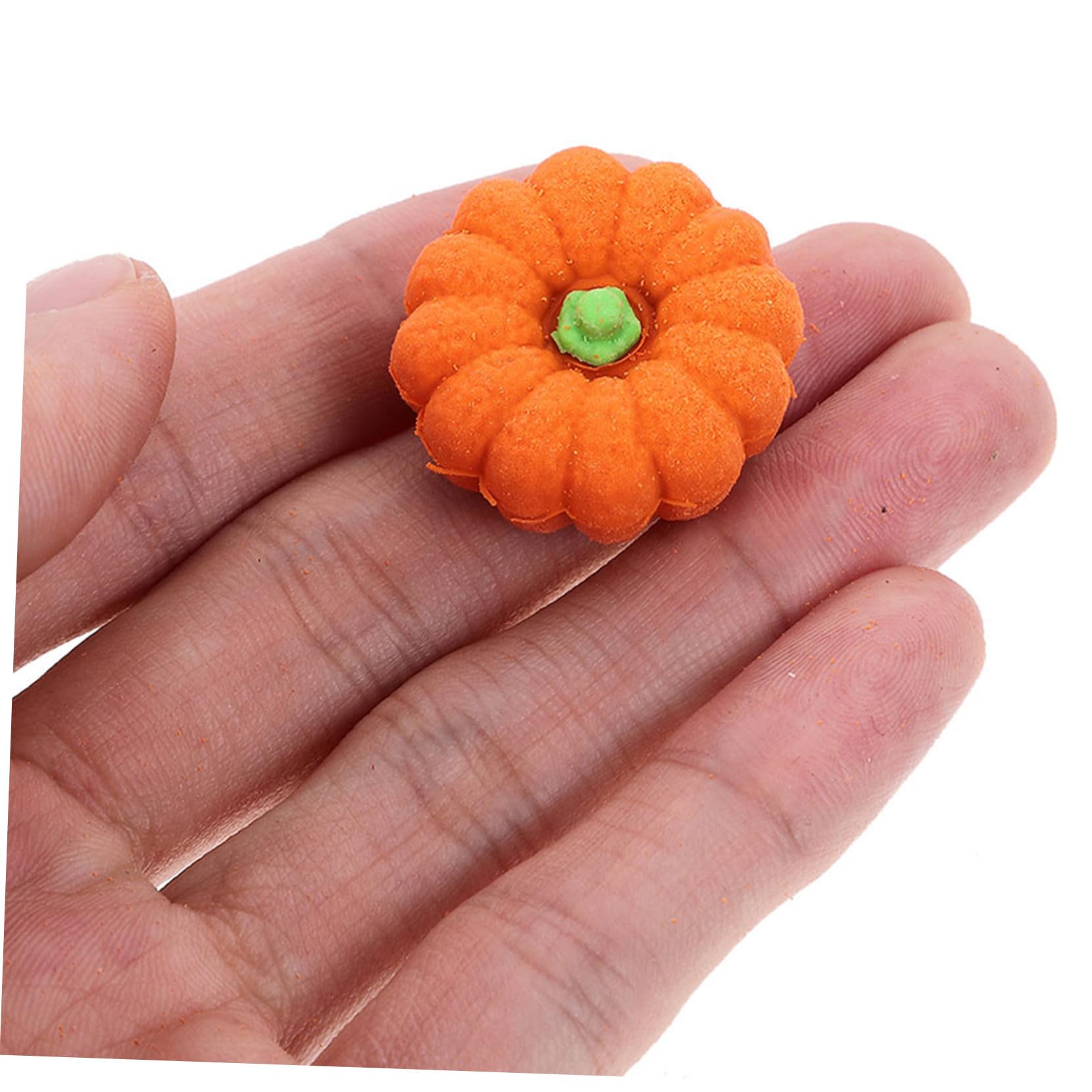 TOYANDONA 80 Stück Kürbis Radiergummis Mini Gemüse Radierer für Herbst Partyfüllung Klassenzimmer Stifte Radiergummi Lehrer Belohnung Halloween Thanksgiving Geschenk Orange