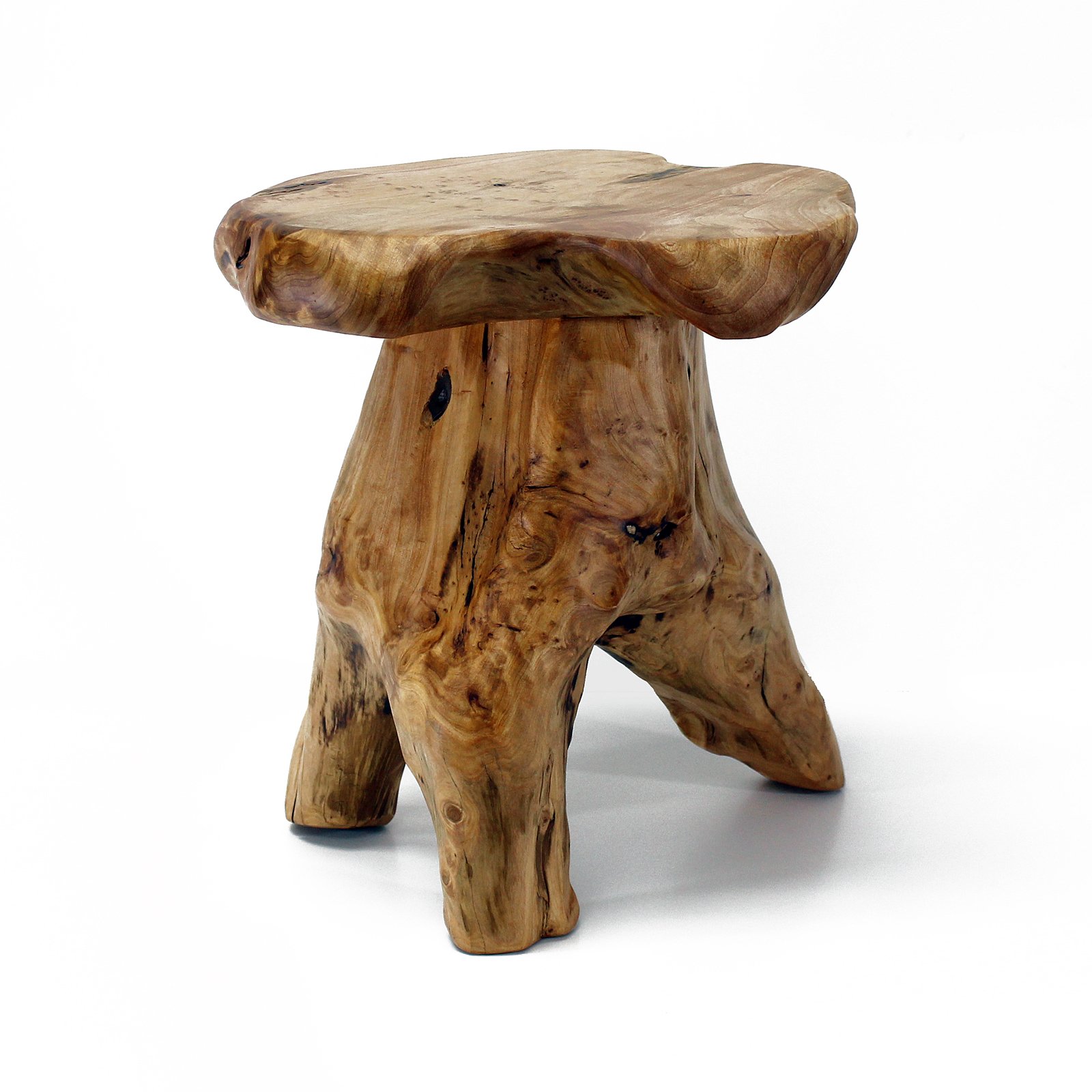 WELLAND Bambus Brot Schneide Holz KOMPAKT faltbar Schnitte Dick oder dünn Schneiden, Hartholz, natürlicher Farbton, Mushroom Stool