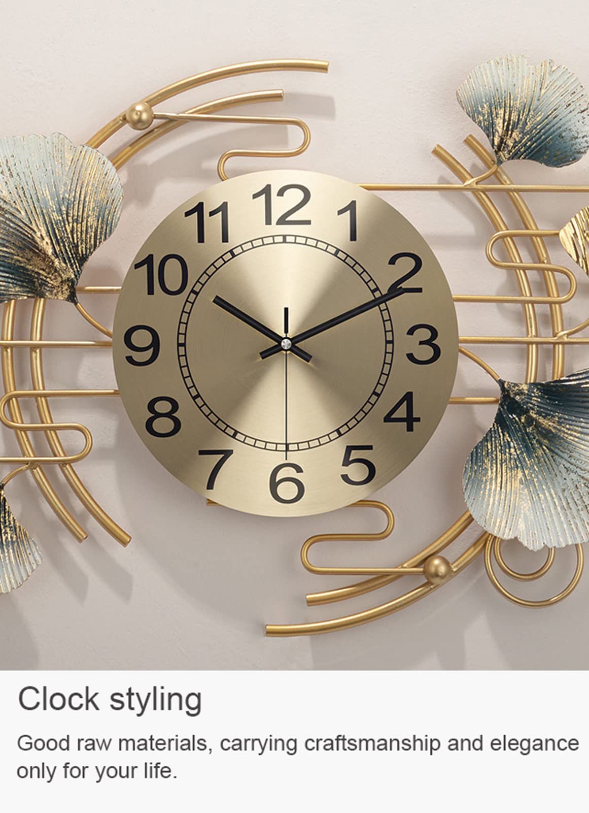 Moderne Wandklok - FusionClock Ronde Design voor Stijlvolle Ruimtes