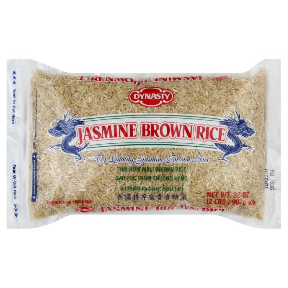 Dynasty Jasmine Brown Rice, 2-pounds (Pack of 6)