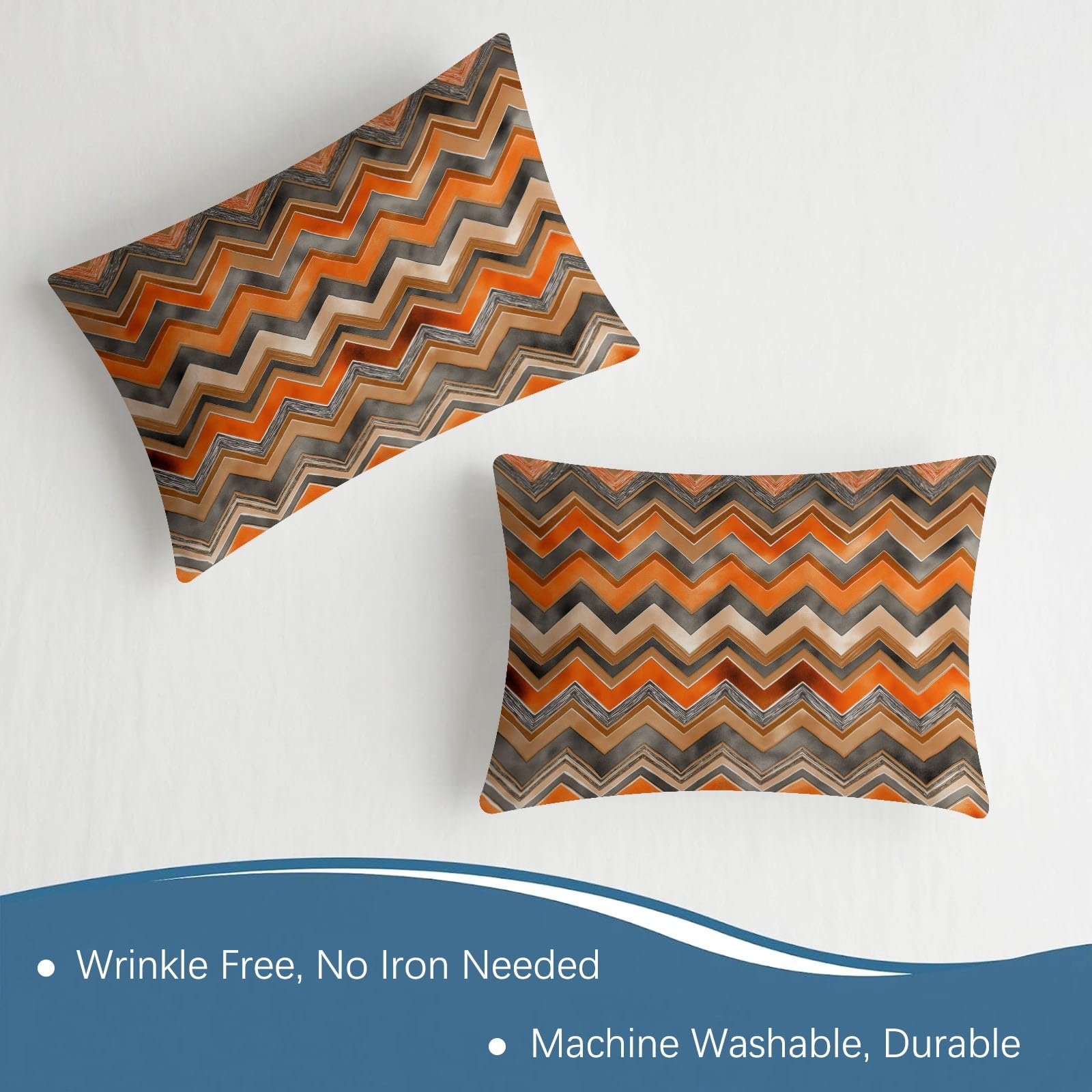 Juego de sábanas bajeras ajustables de 3 piezas, 160 x 200 cm, diseño geométrico bohemio, de microfibra, suave, con 2 fundas de almohada de 80 x 80 cm, colchones de hasta 30 cm