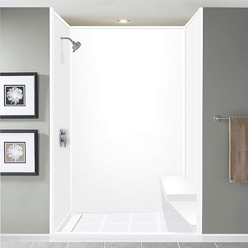 Miniatura 2 de Transolid RSSK2412-01 Studio - Asiento de ducha rectangular, color blanco