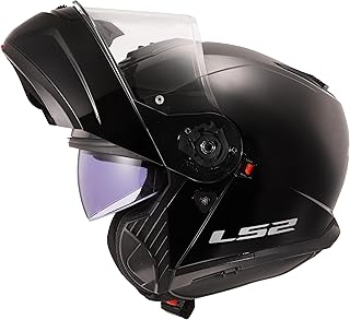 LS2, STROBE II Folding Helmets Motorcycle Matt Black, M