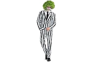 Men's Beetlejuice Costume: An Eerie Halloween Treat