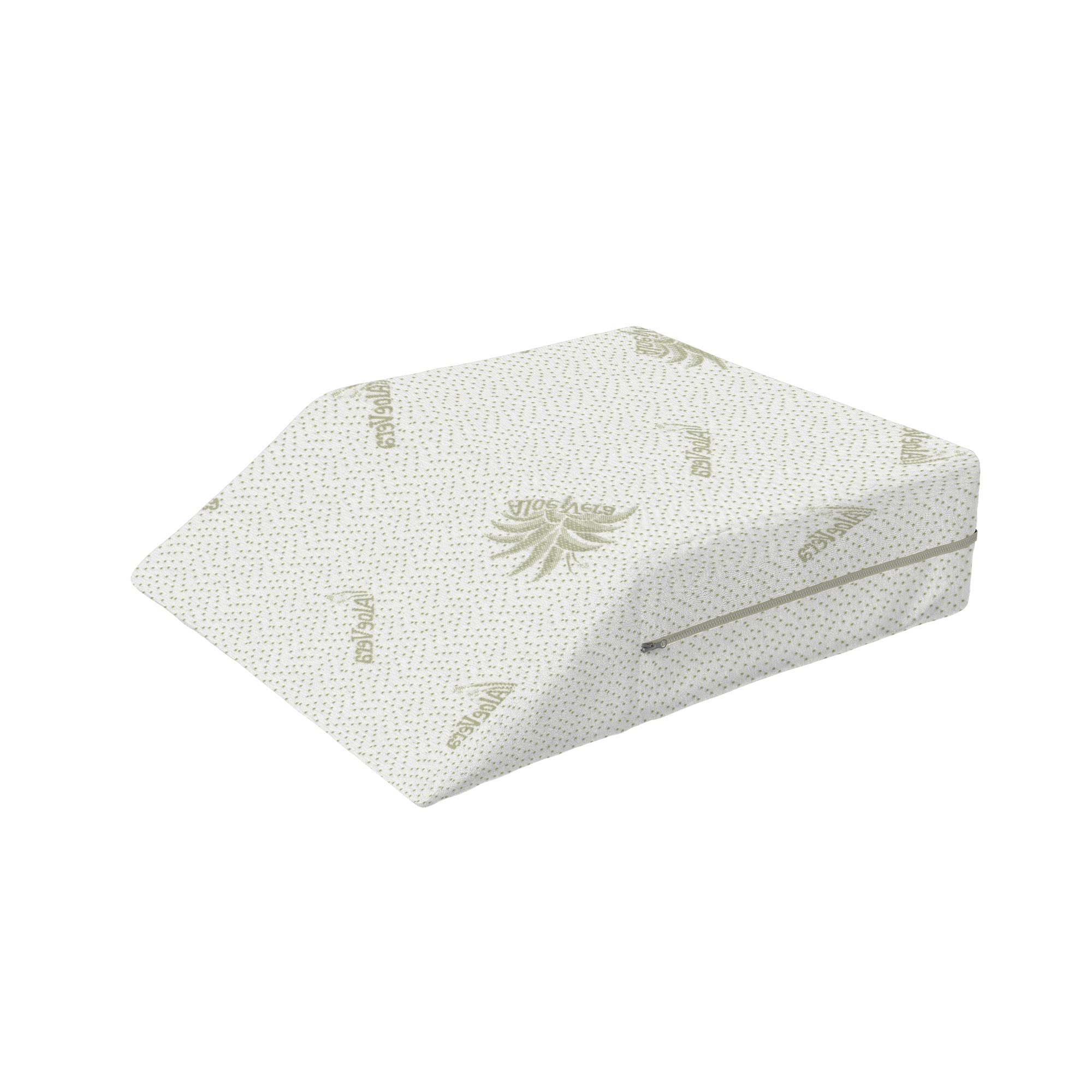Italian Bed Linen Almohada descansa piernas, desenfundable, Aloe, 61x50x17cm