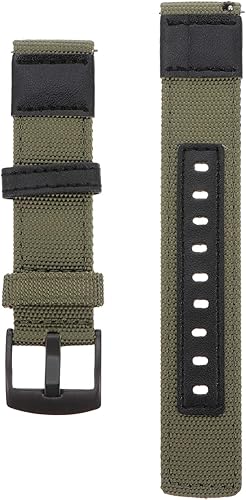 Miniatura 1 de Hemobllo Correa verde de liberación rápida pulseras elegantes compatibles para Samsung Gear S2 S3