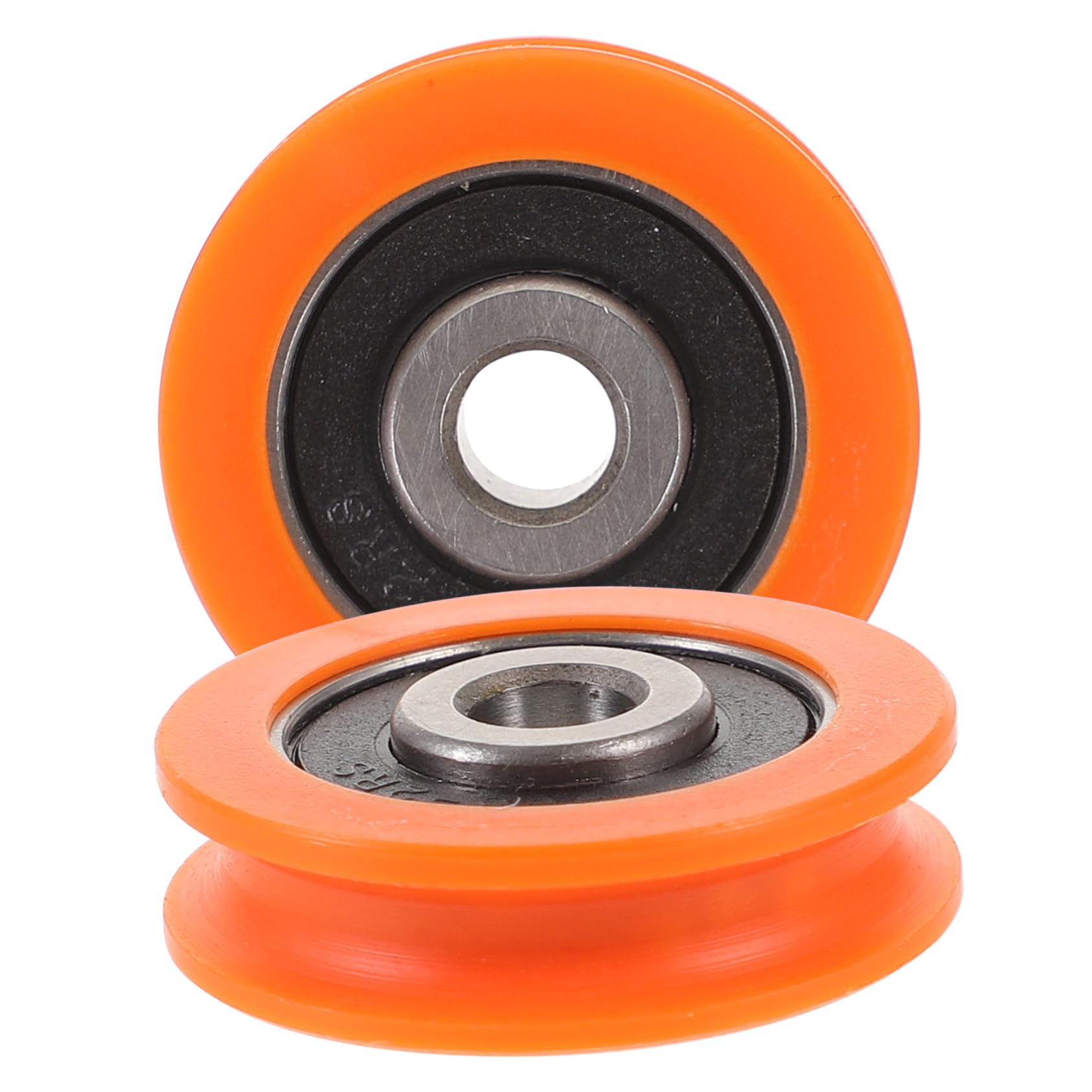 PRETYZOOM Skateboard Bearings Replacement 2pcs Ball Bearing Rollers Deep Groove for 1-1/2 Diameter Easy Install