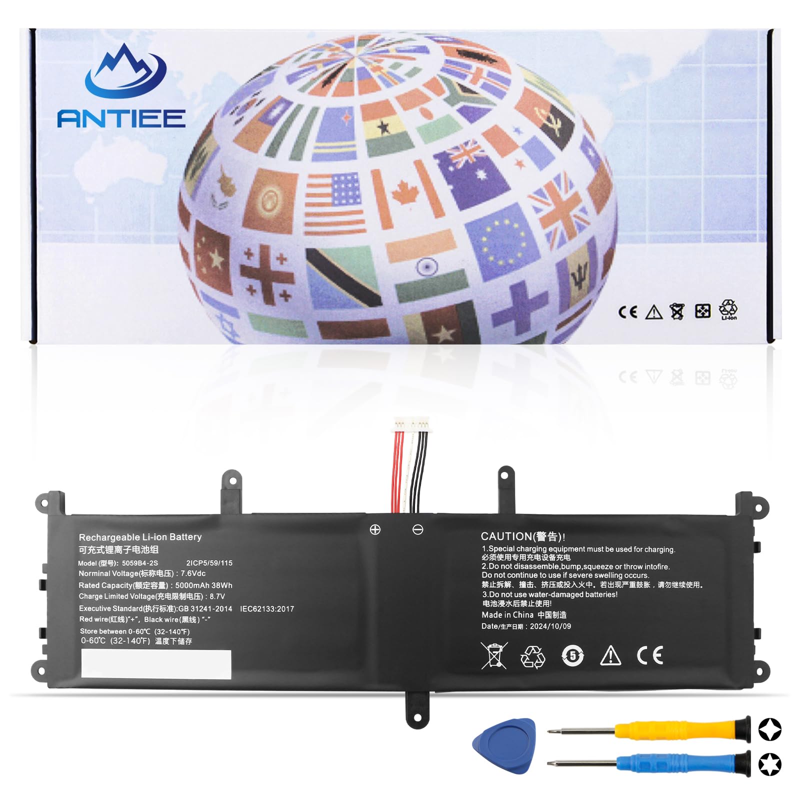 ANTIEE 5059B4-2S Laptop Batteria per Chuwi GemiBook Pro 14-inch CWI529