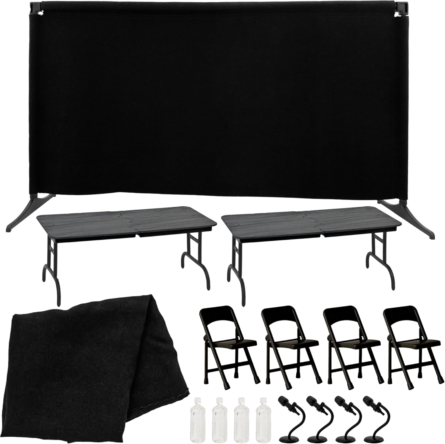 Media Scrum Accessory Set for Wrestling Figures