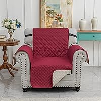 Vista 43 de XINEAGE Funda para Sillón Reclinable Resistente al Agua, Fundas Antideslizantes para Silla Reclinable para Silla Reclinable con Bolsillos, Fundas