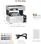 Epson EcoTank Pro ET-5170 Imprimante sans fil tout-en-un avec scanner, photocopieur, fax Plus Auto Document Feeder , Blanc