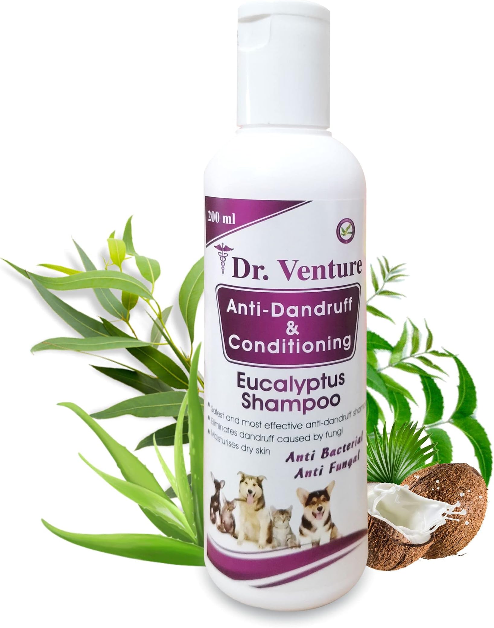 Shampoo Cat : Safe Picks for Healthy Coats | HBM - Cat Flea Allergy Shampoo With Eucalyptus