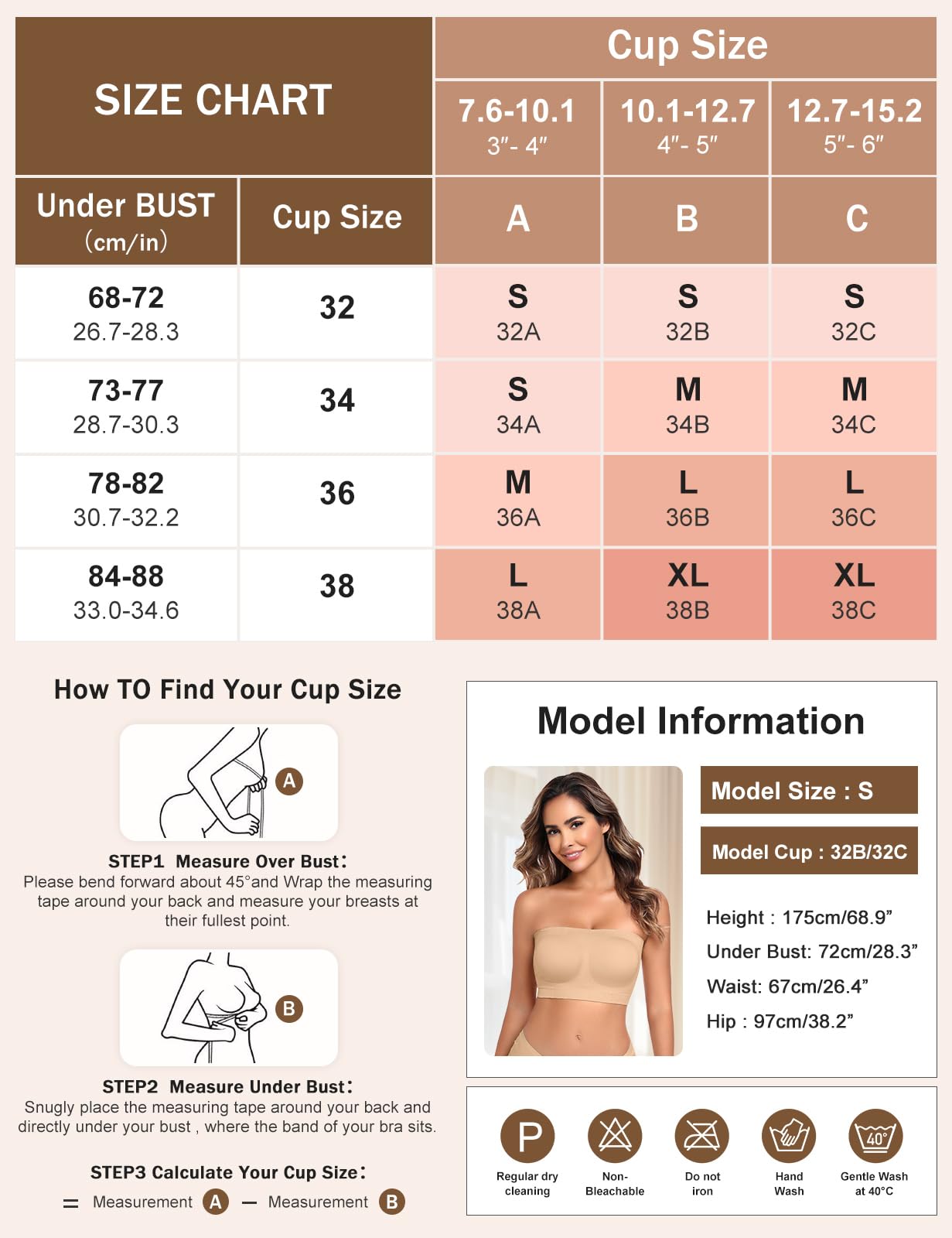 UMIPUBO Soutien Gorge sans Bretelles Bandeau Femme sans Armature Soutien-Gorge Poitrine Amovible Strapless Bra Brassiere Brassière Soutif Transparentes Rembourrage Comfit Élastique Tube Top