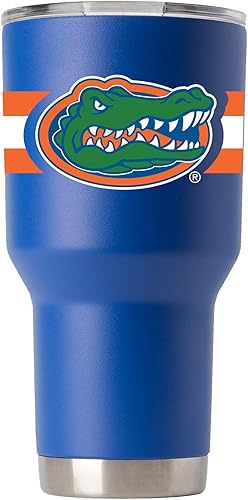 Gametime Sidekicks Florida - Vaso azul de 30 onzas, con licencia oficial, acero inoxidable 18/8, doble pared, aislado al vacío, logotipos impresos