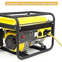 Vista 7 de STARELO Receptáculo de bloqueo de 30 amperios para generador NEMA L6-30R con cubierta, 250 voltios, 2 polos, 3 cables, resistente a la intemperie