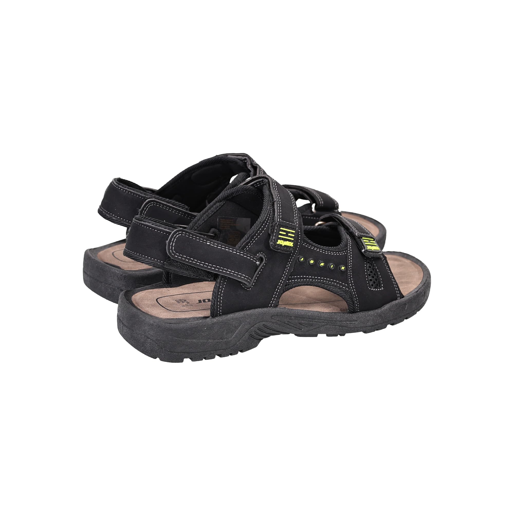 JOMIX Sandales Sport Homme Chaussures de Marche Été avec Brides Auto-agrippantes Scratch Sandales de Randonnée Extérieur Légères et Confortables pour Plage Voyage