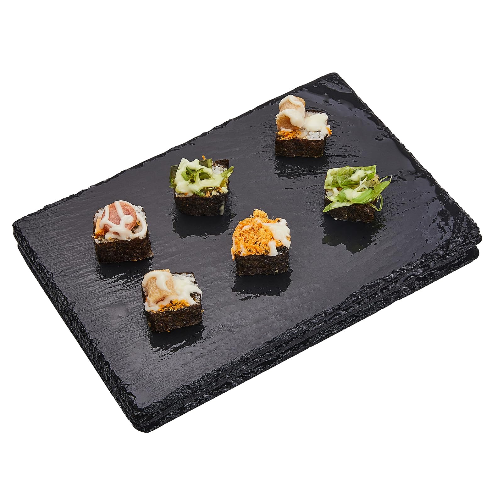 【なべ 9枚 スレートプレート：皿：30 x 20cm】★石皿：天然石 なべ 9枚 スレートプレート：皿：30 x 20cm】☆石皿：天然石 なべ様