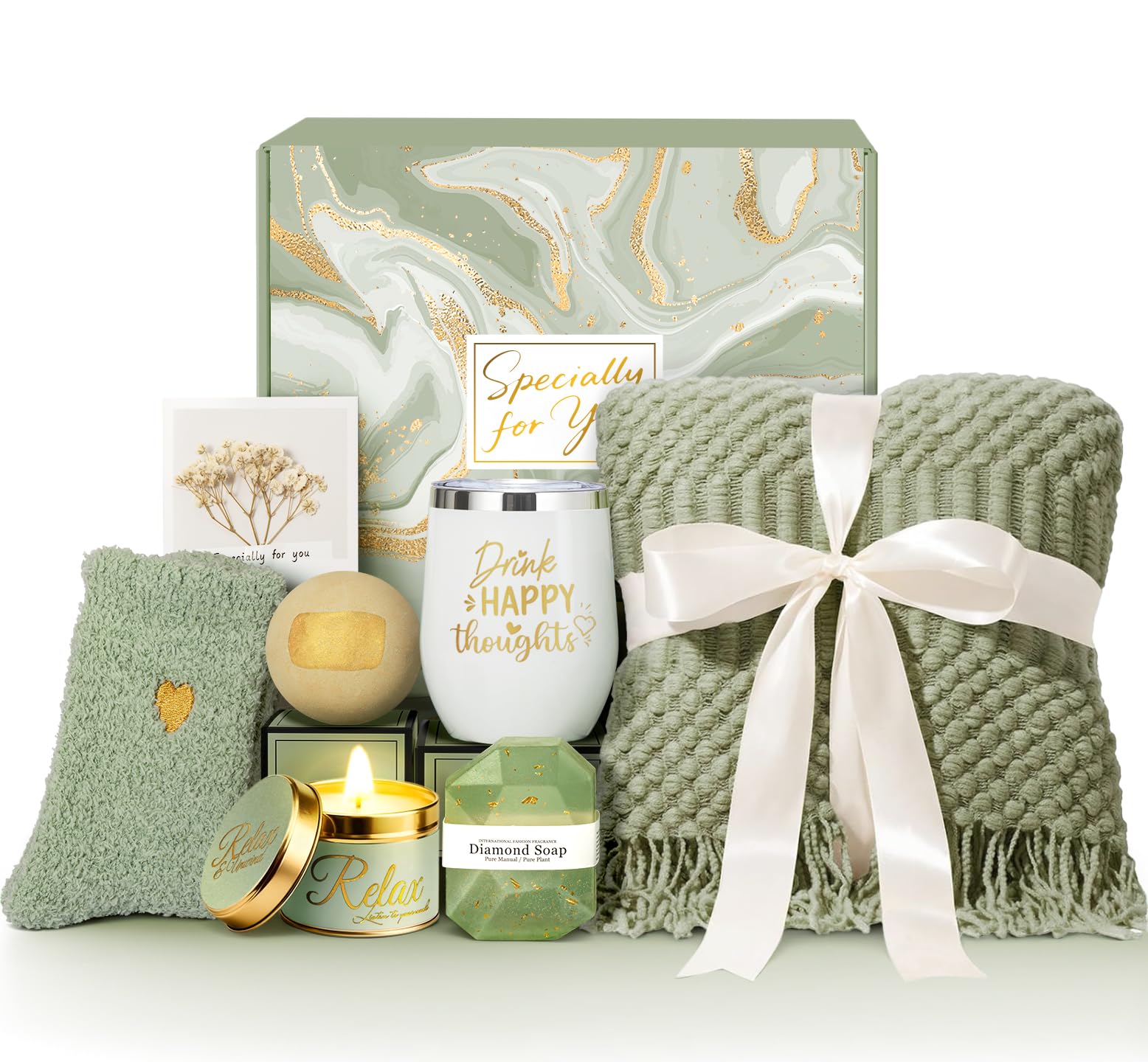 HEIPIZL Birthday Gifts Spa Basket