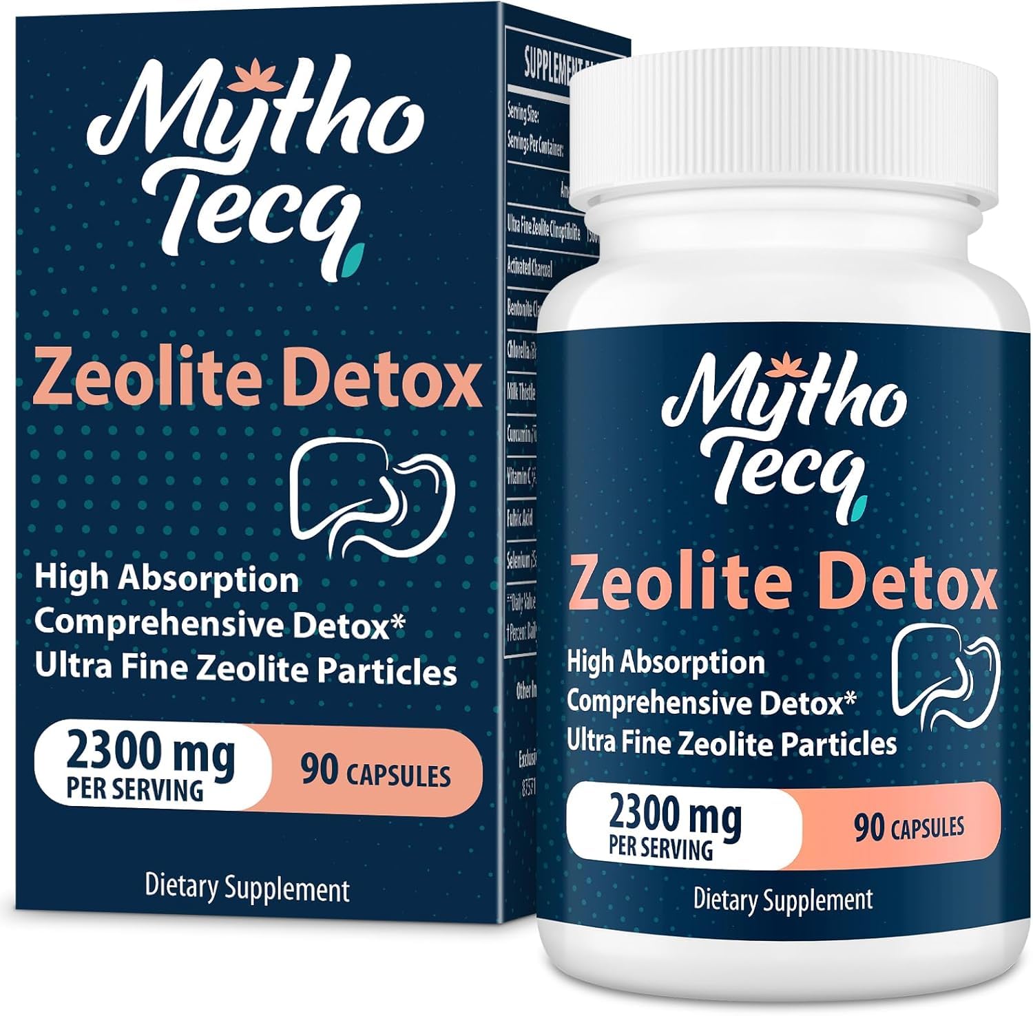MythoTecq Advanced Zeolite Detox Capsules Formula