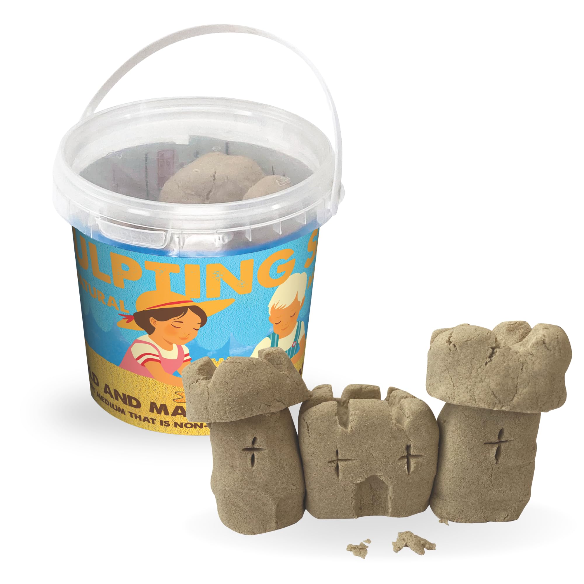 House of Marbles Sculpting Sand, Multi-Coloured