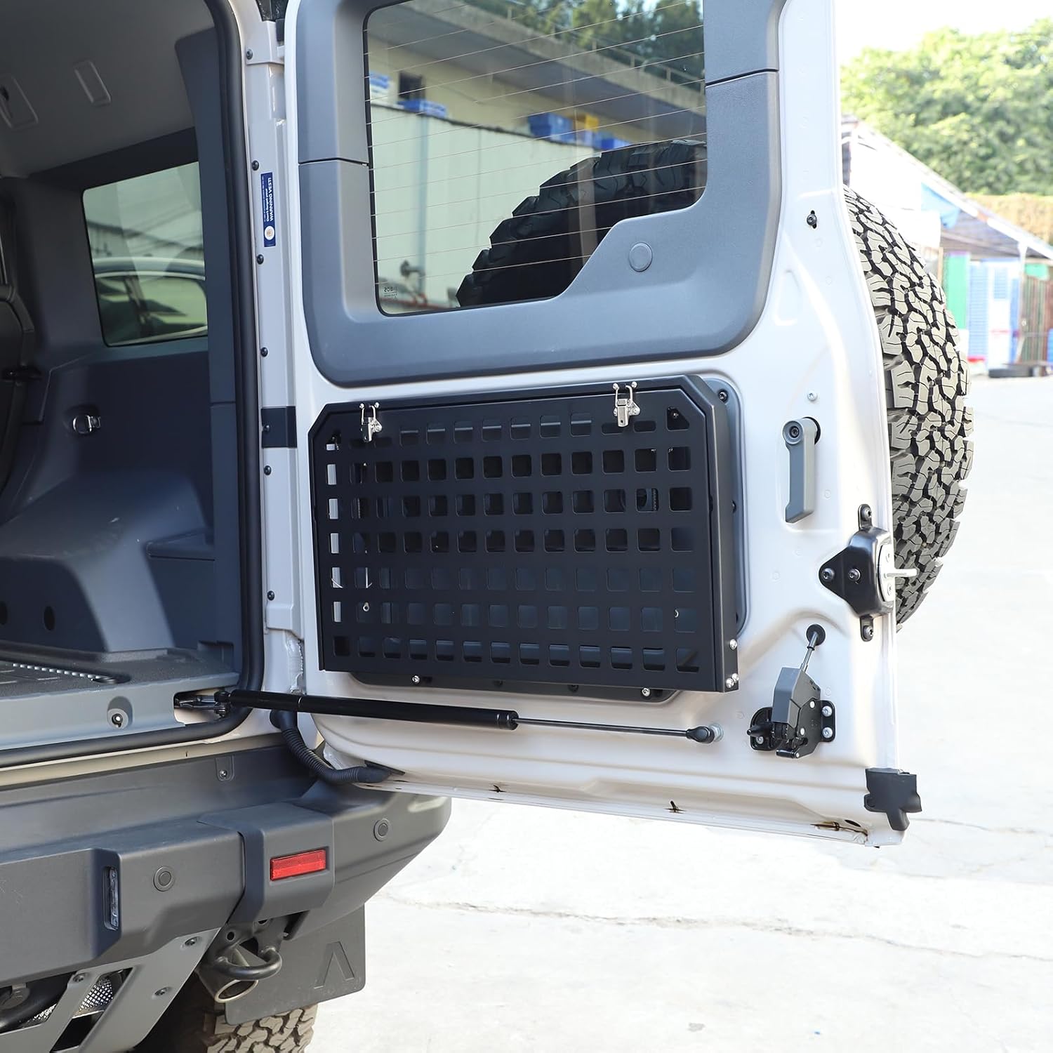 Tailgate Table Foldable Cargo Shelf Compatible with Ineos Grenadier 2020-2024, 2-Tier Aluminum Alloy Rear Tailgate Storage Modular Panel Luggage Holder Carrier Outdoor Camping Desk