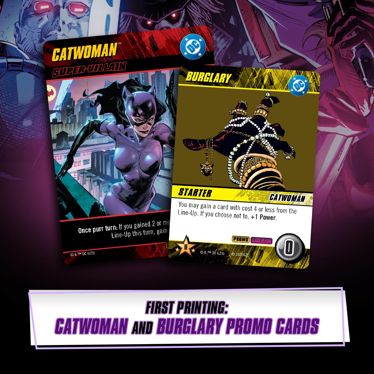 Cryptozoic | DC DBG Arkham Asylum | Jeu De Cartes Deck-Building avec Nouvelles Mécaniques Et Contenu Promo | 2-4 Joueurs | 60 Minutes
