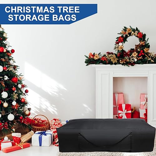 Miniatura 7 de Silkfly 4 bolsas de almacenamiento para cojines de patio, bolsa de almacenamiento para cojines de exterior, bolsa de almacenamiento extra grande