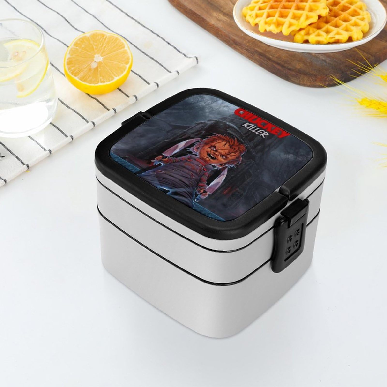 Amazon | 弁当箱 チャッキー チャイルドプレイ ホラー映画 二段 保温