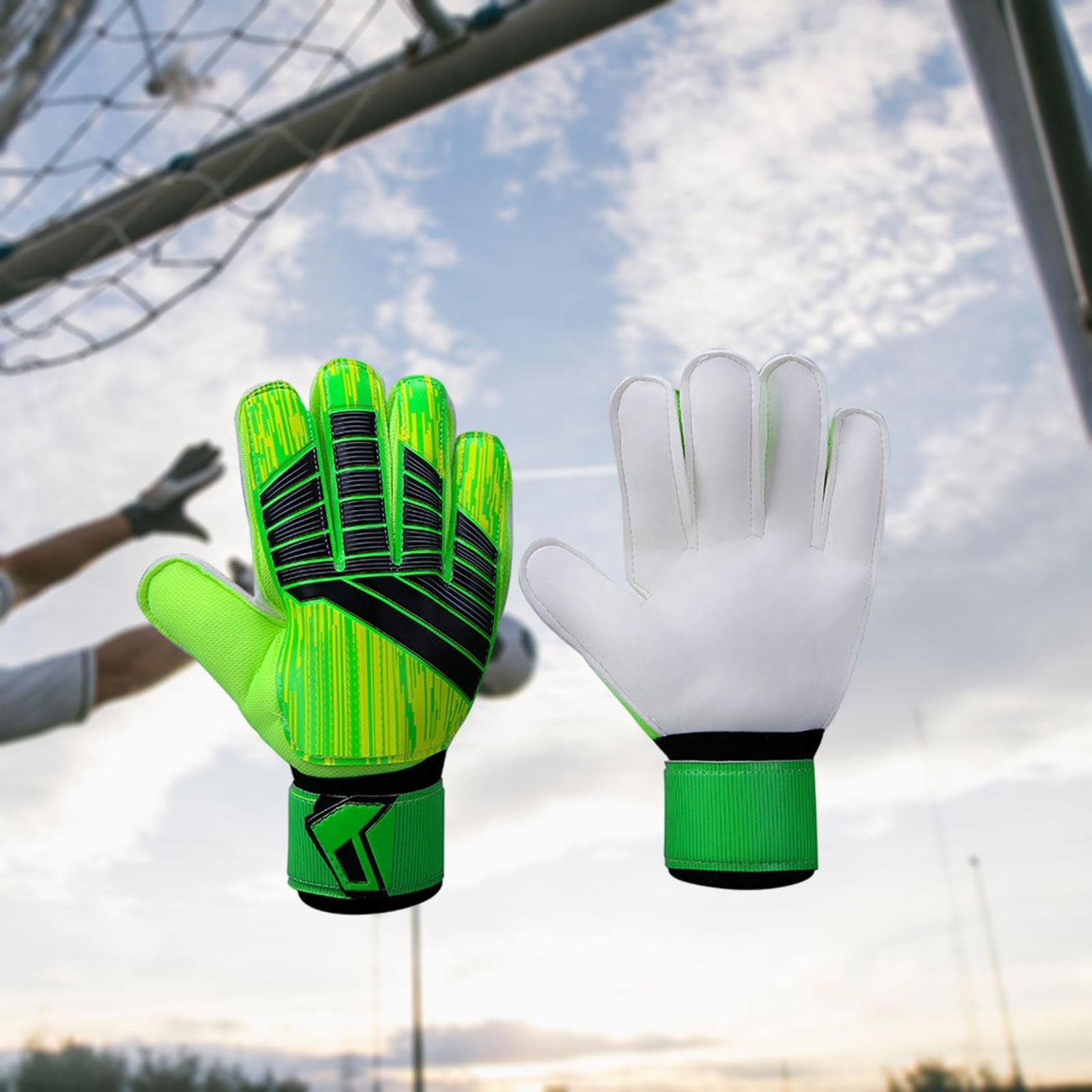 CALANDIS™ Goalkeeper Gloves Antislip Finger Protection Men Women Stylish Goalie Gloves 9cm Green | Gloves | Clothing, Shoes & Accessories | Soccer | Team Sports-image-25