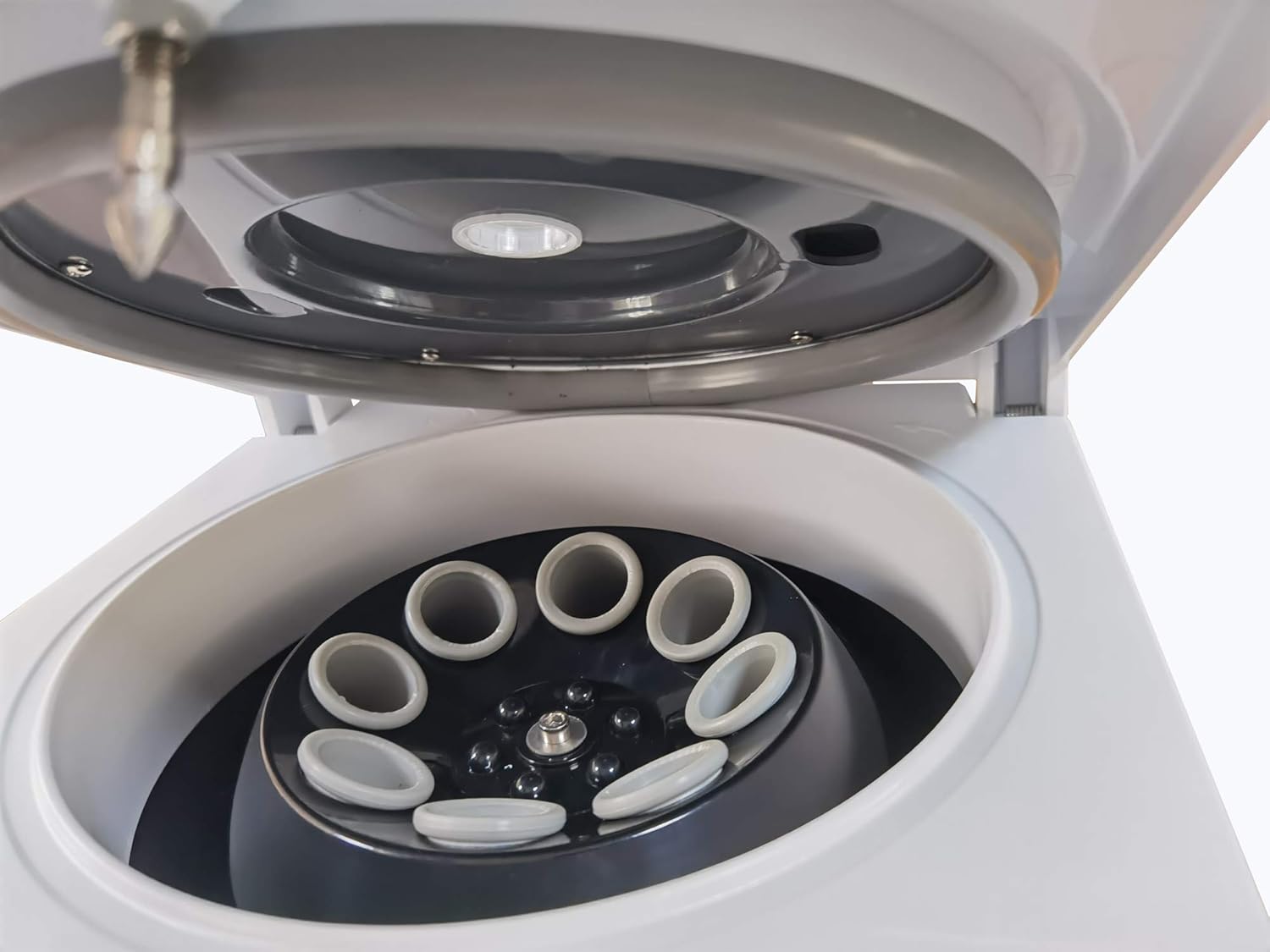 TD4C Digital Bench-Top Centrifuge with Brushless Motor: Ultra-Quiet, Adjustable Speed & Timer, 100-4000rpm (Max 2200xg), 8X(10-15) ml Tubes for Laboratory, Medical Research, Beauty