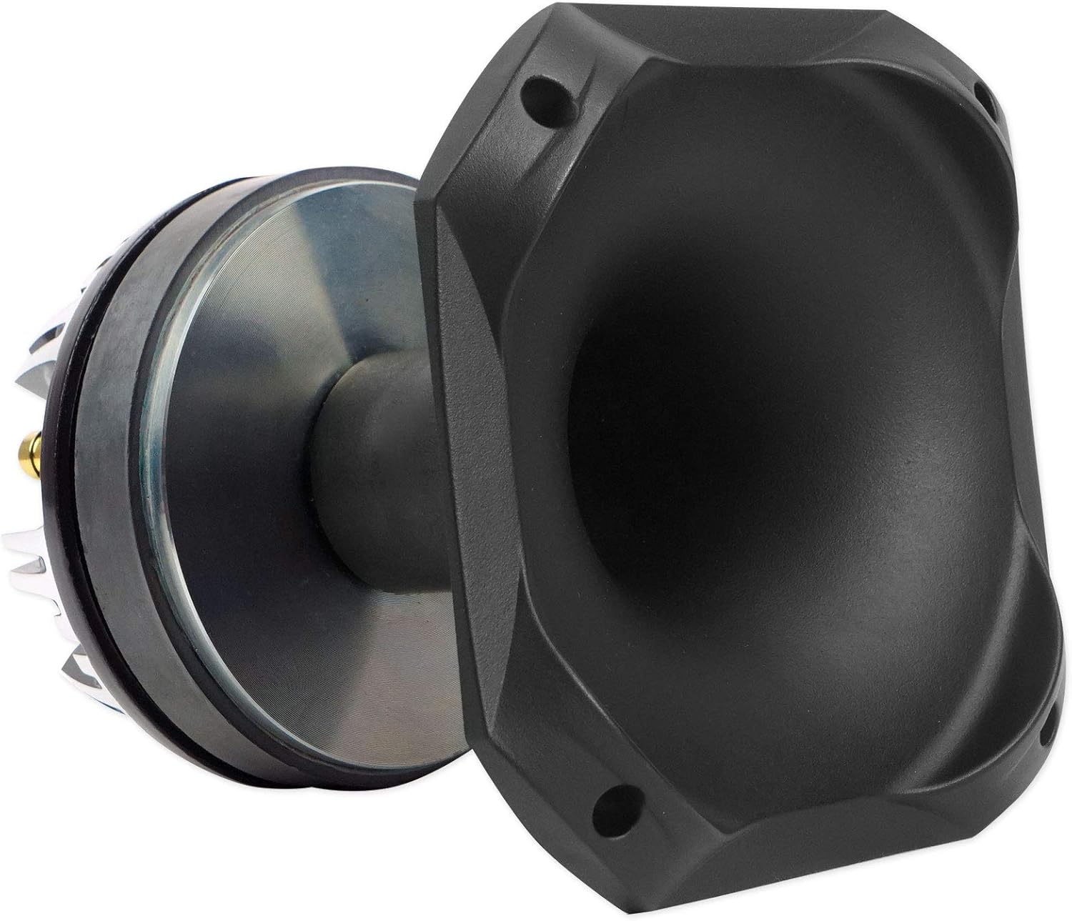 Rockville HT101 Titanium Compression Tweeter, 1.75" Voice Coil, 300W, 8 Ohms, ABS Horn, High Sensitivity, Screw-On, Perfect for Pro and Car Audio