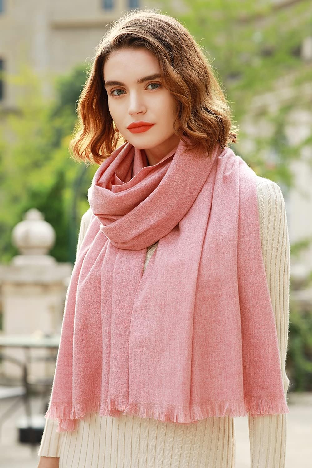 RIIQIICHY Scarfs for Women Pashmina Shawl Wraps for Evening Dresses Women Scarf for Wedding Large Winter Scarves - Image 5