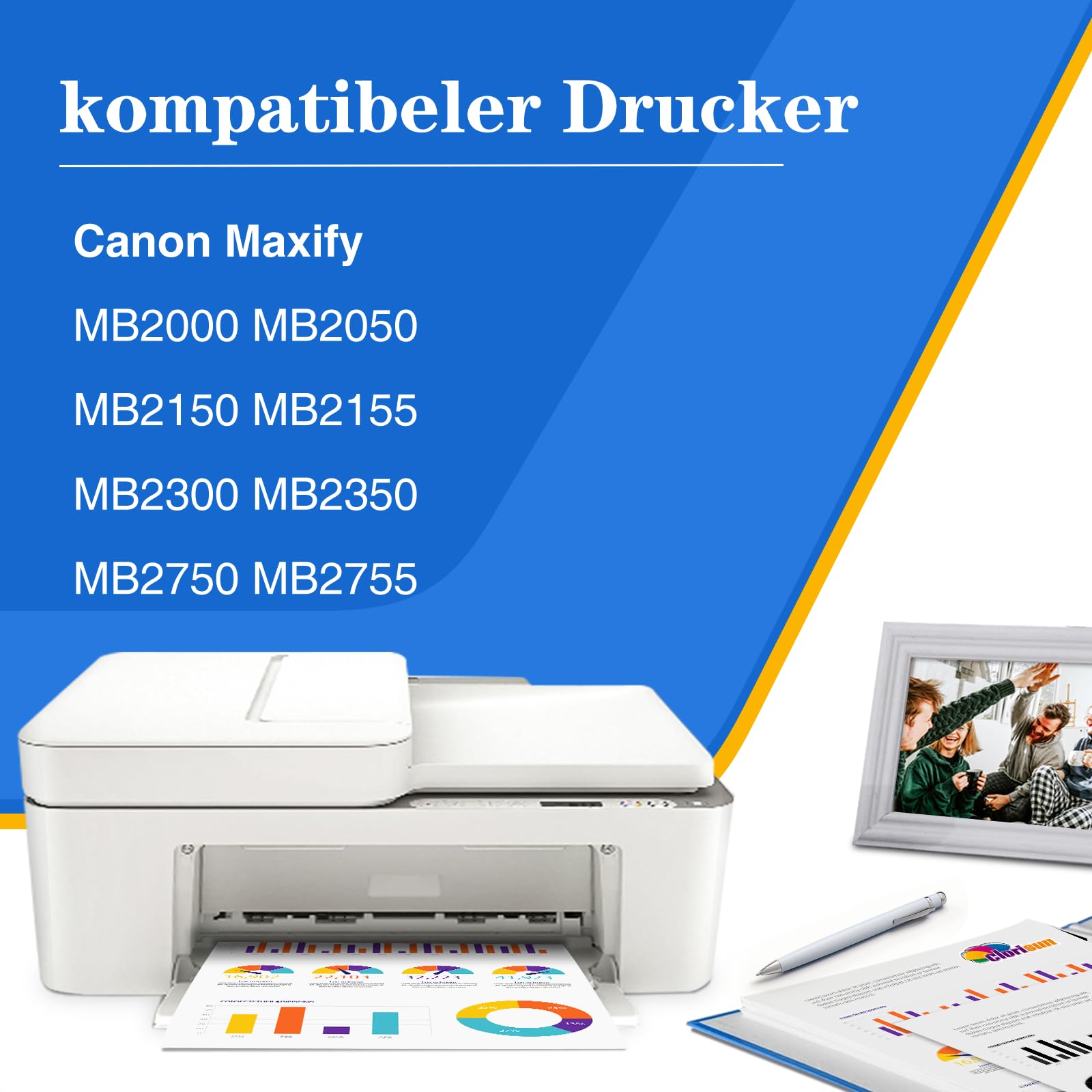 Canon Prima Mini TINTEN PATRONEN FÜR Canon PGI-1500 XL MAXIFY MB2050 MB2150 MB2350 MB2750 EUR 7,81 - PicClick DE Multicapa Prensa