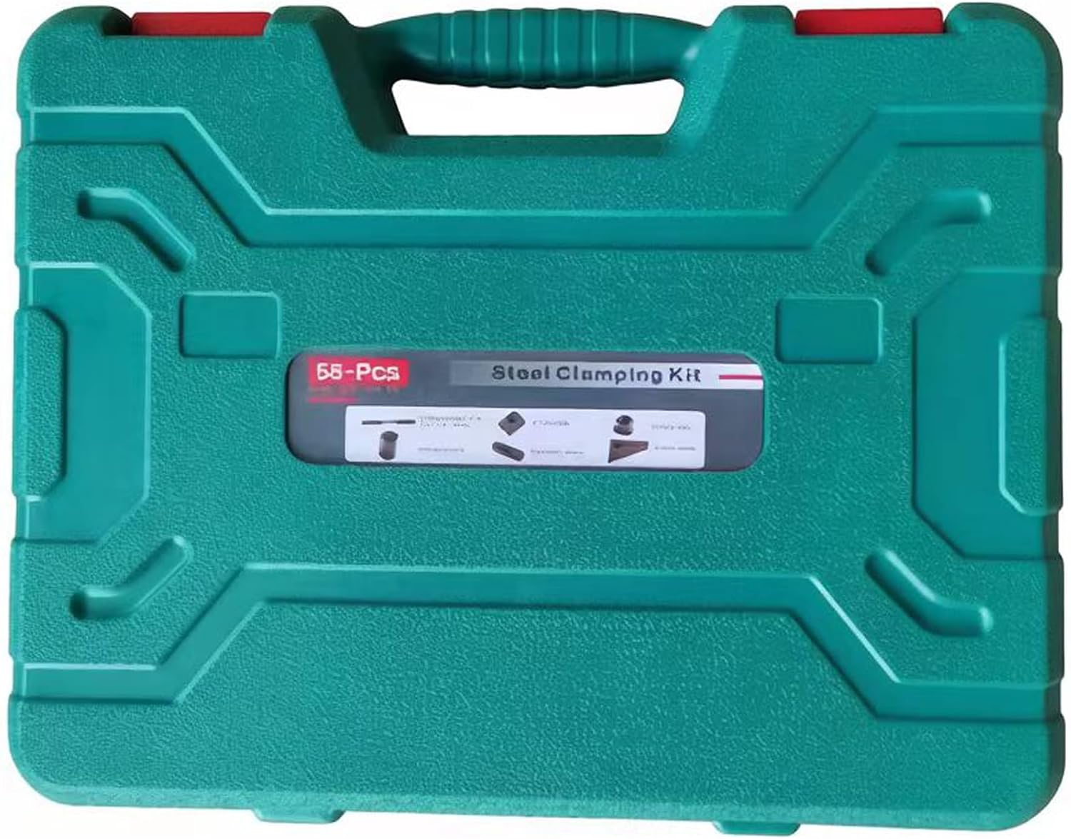 Plastic Boxes 58Pc T-Slot Clamping Kit Mill Machinist Set Table Slots: 1/2"