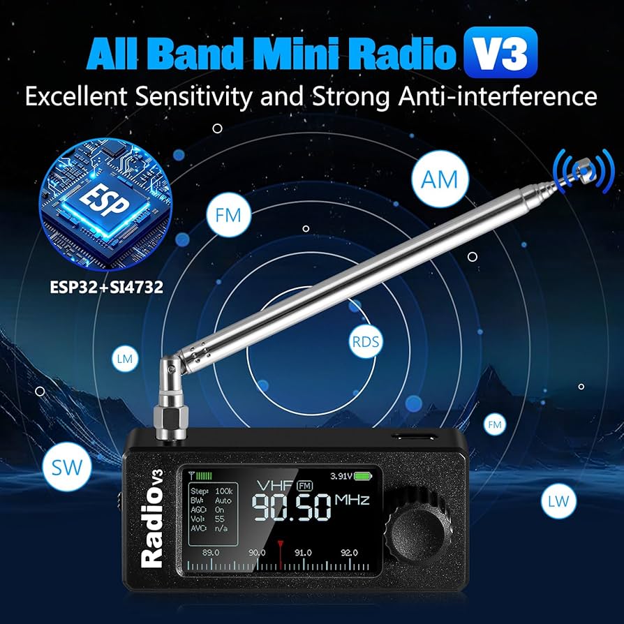 そう Amazon.co.jp: GOOZEEZOO Si4732 ミニラジオV3ポケット短波