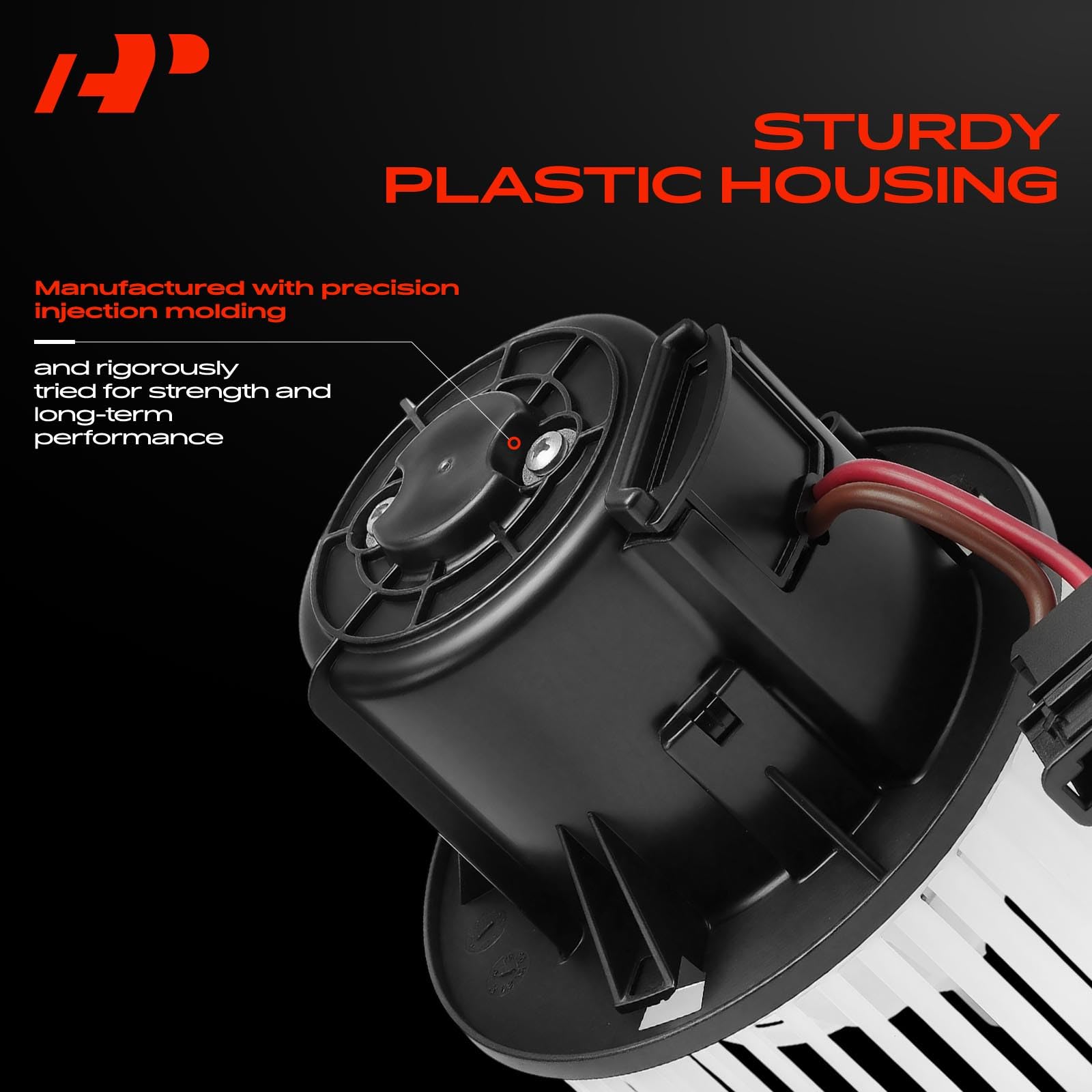 A-Premium Motor de ventilador delantero HVAC con jaula de ventilador | Compatible con Volvo XC60 S60 S80 V70
