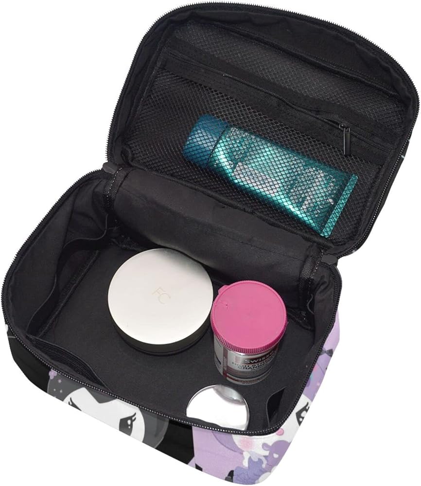 【新品】しまむら クロミちゃん ゼブラ柄 収納ケース　化粧ポーチ仕切り付き専用 しまむら サンリオ クロミ ゼブラ 平成ギャル ギャル ゼブラ柄 収納