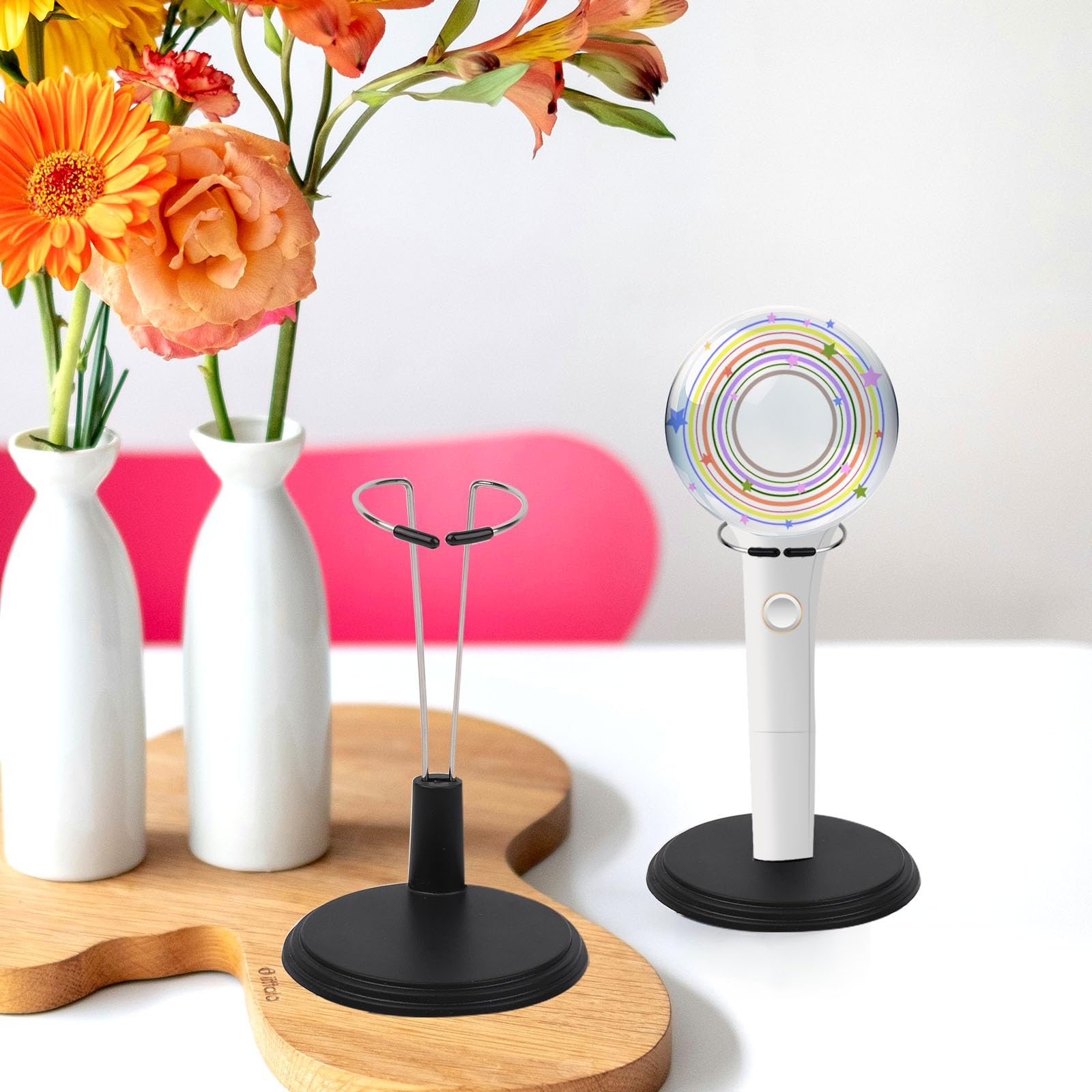 BOXOB 5 Soportes para Lightstick Kpop, Soporte para Lightstick Muñecas Compatible con la Mayoría de Marcas y Mini Muñecas