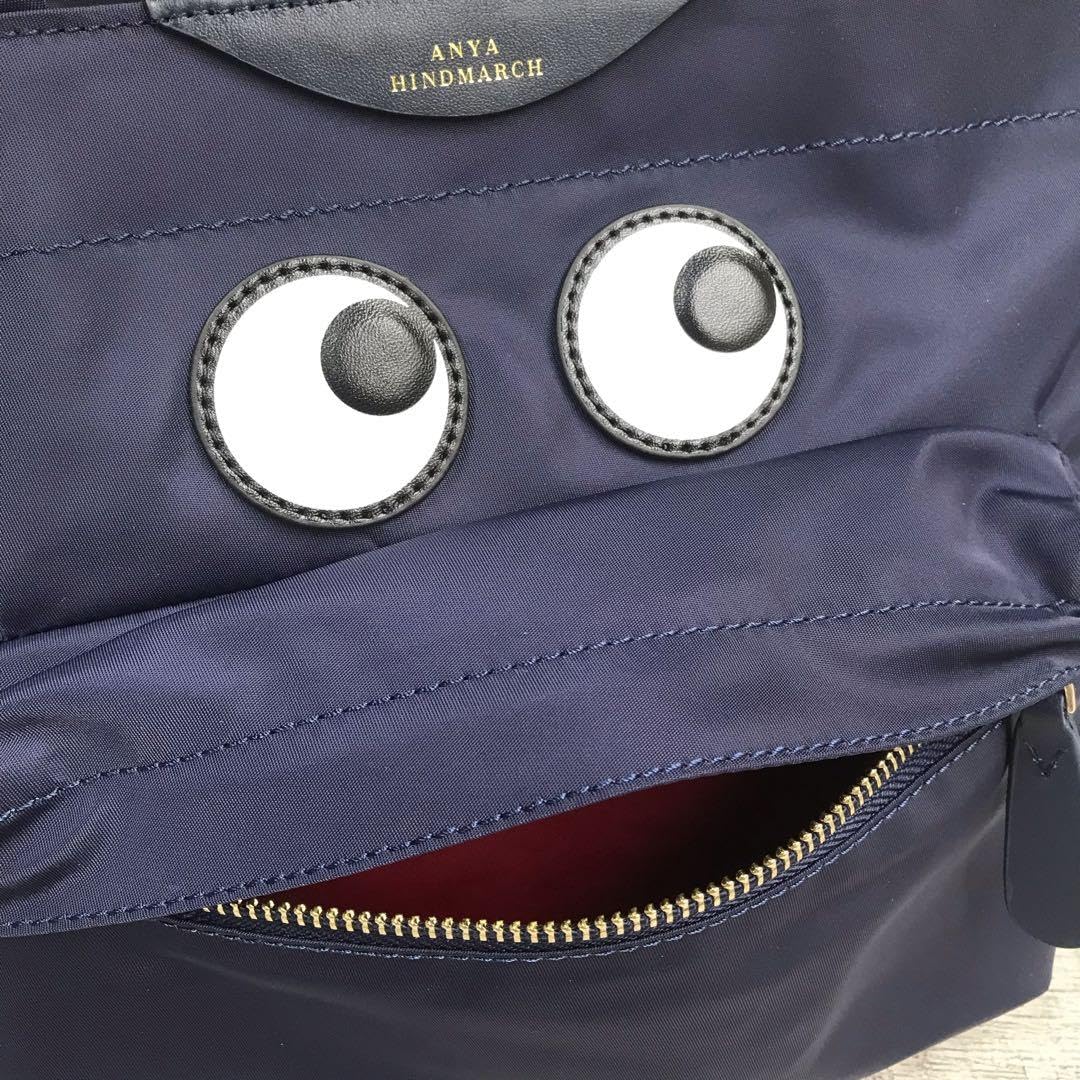 ANYA HINDMARCH＊アニヤハインドマーチ ショルダーバッグ ネイビー アニヤ ハインドマーチ ショルダーバッグ ネイビー 【公式通販】