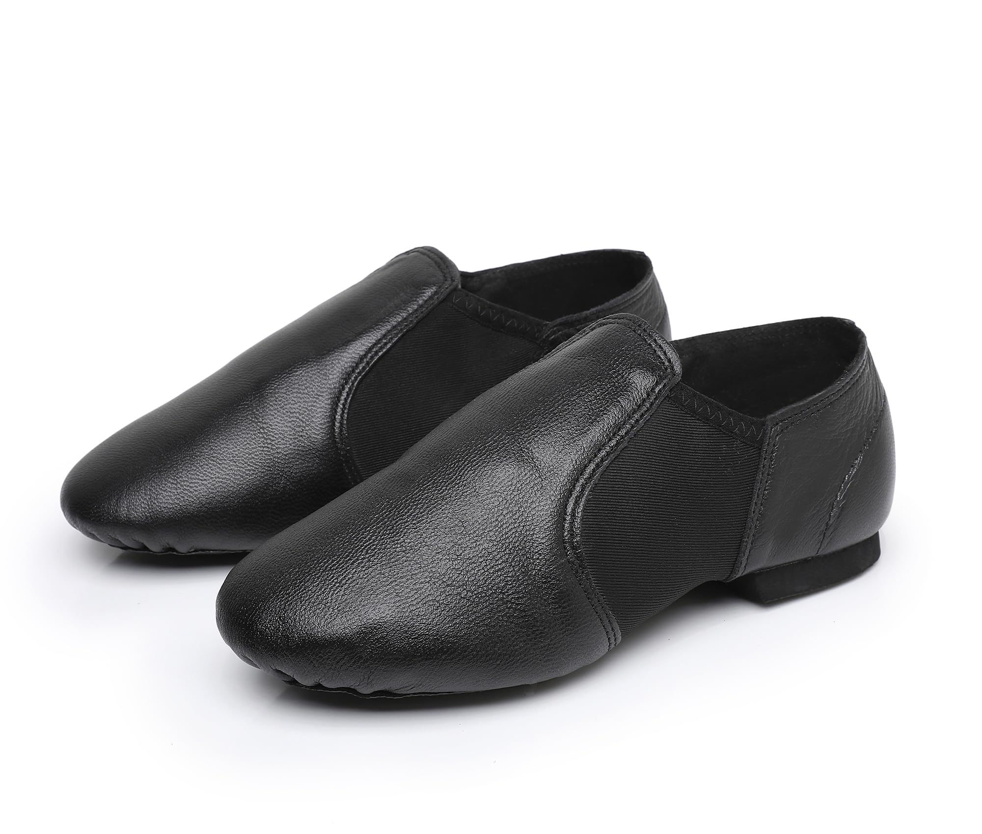 Rosefinch Zapatillas de Baile de Jazz para señoras Zapatillas de Ejercicio de Fondo Blando Zapatillas de Ballet de Yoga elásticas Zapatillas de Baile de Cuero, 34-42EU