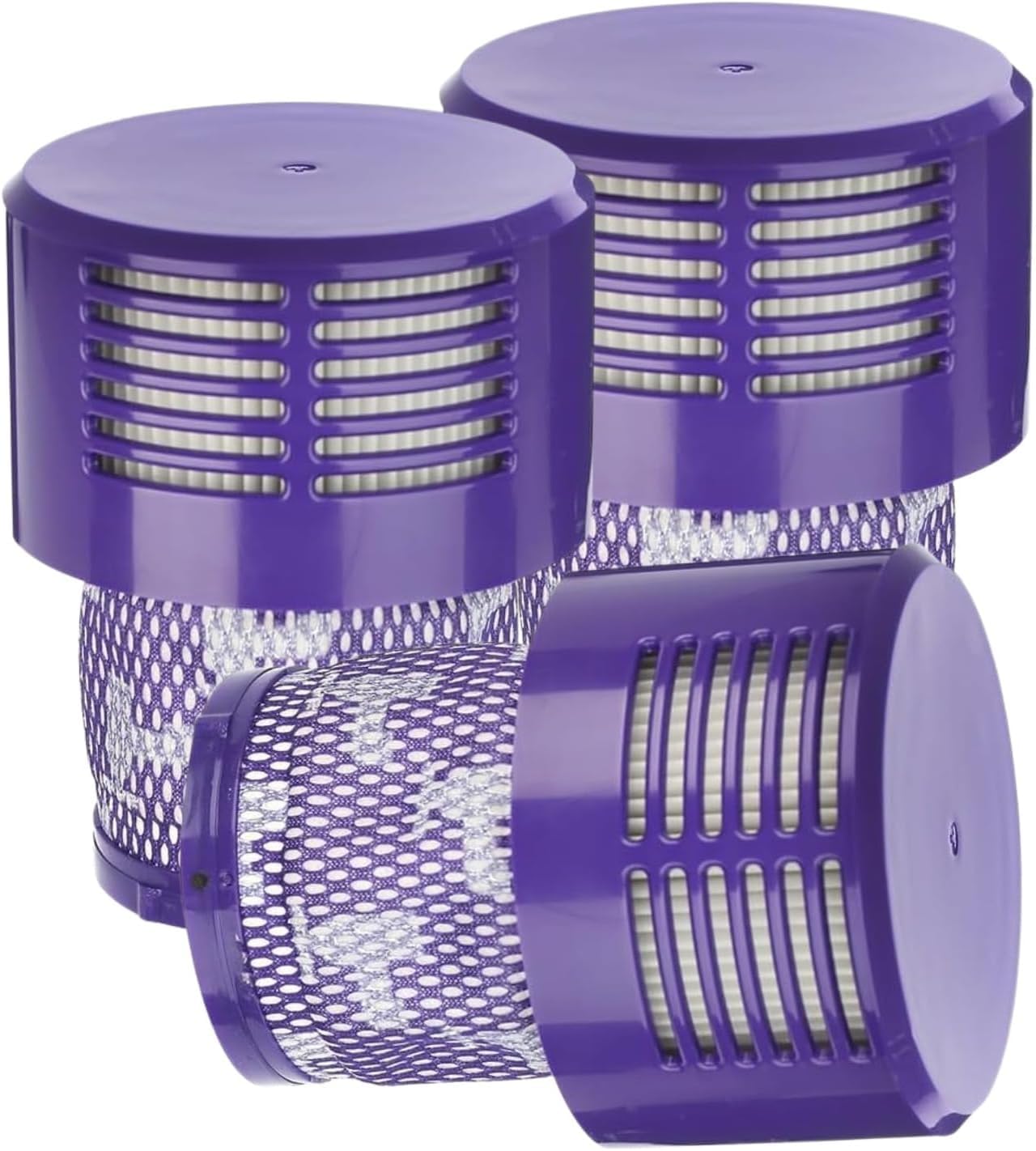 Pack of 3 Dyson Filter V10 Replacement | Compatible with Dyson V10 & V12 Absolute, Animal and Total Clean | Washable Reusable dyson vacuum filter | Replaces Part 969082-01.