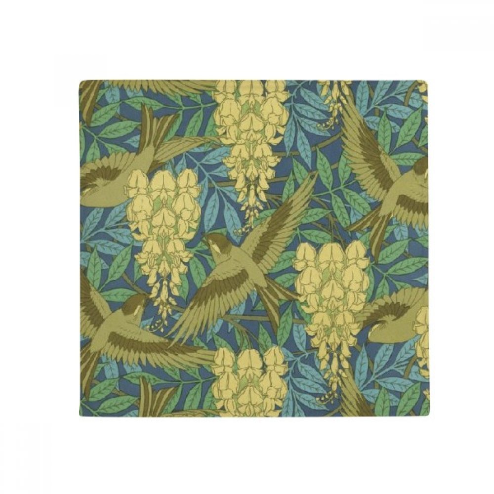 Tapis de sol japonais Ukiyoe 60x60 cm antidérapant en polyester filé multicolore