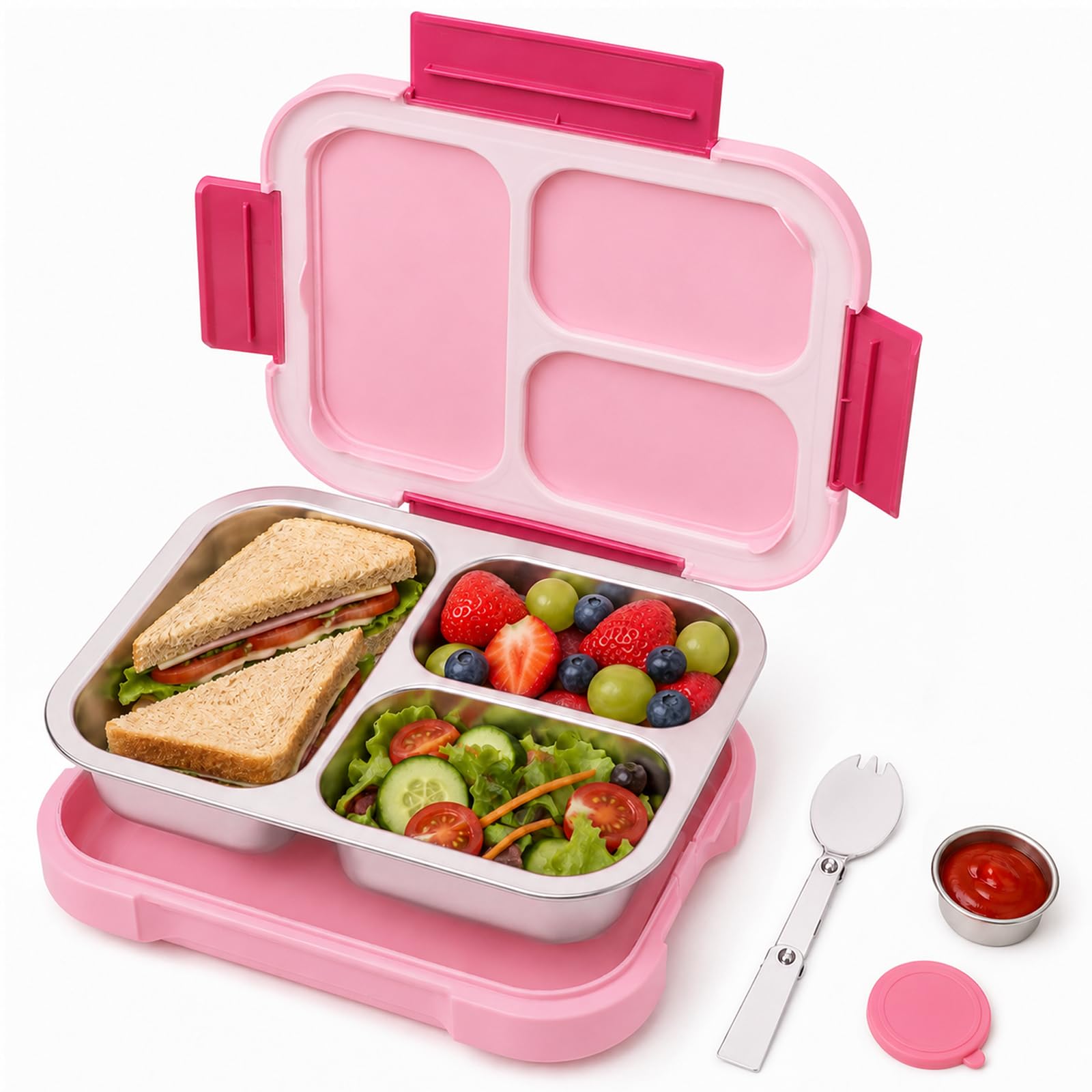 Bugucat Contenitore per il pranzo a prova di perdite da 950 ml, per adulti