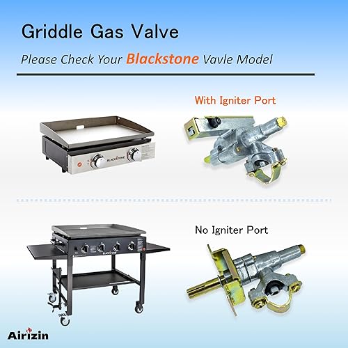 Miniatura 5 de Piezas de repuesto Válvula de quemador de plancha para parrilla de gas Blackstone 36 1554, para piezas de parrilla Blackstone válvula de gas de